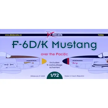 Plastikový model 1/72 F-6D/K Mustang over the Pacific (9x camo)
