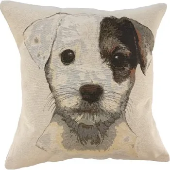 Dekorativní polštářek Dekorační polštář Pes Jack Russell teriér 45 x 45 cm s výplní | RTex