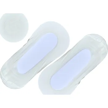 Dámské ponožky Aura.via Dámské Ťapky Fashion socks - 1 páry, velikost 35-42 Barva: Bílá, Velikost: 39-42