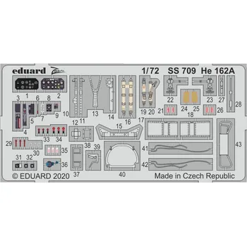 Plastikový model 1/72 He 162A (SP.HOB.)