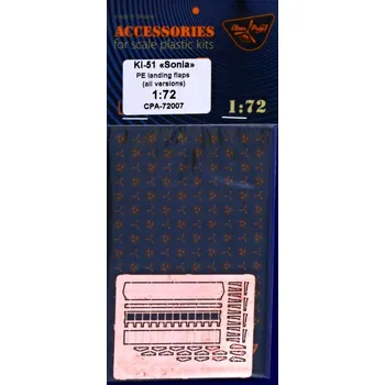 Plastikový model 1/72 Ki-51 Sonia Landing flaps (PE set)