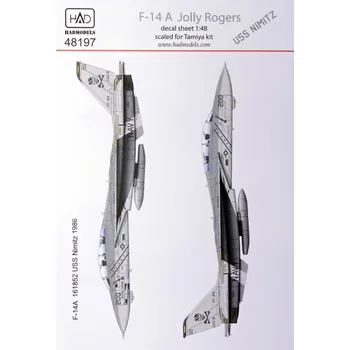 Plastikový model 1/48 Decal F-14A Jolly Rogers (USS Nimitz)