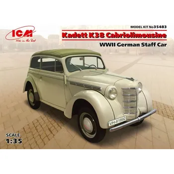 Plastikový model 1/35 Kadett K38 Cabriolimousine German Staff Car