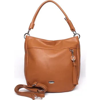 Hnědá kabelka na rameno David Jones CM5725