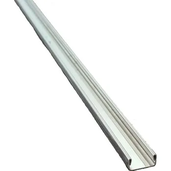 Profinox Nespádová lišta pro dodatečnou montáž a vložení skla , výška 8mm, vnitřní 13mm, 200cm