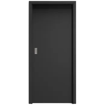 Interiérové dveře SAPELI ELEGANT KOMFORT M10 - CPL LAMINÁT - POSUVNÉ DVEŘE VČ. ZÁRUBNĚ - Černá grafit Průchozí šířka (cm): 80, Průchozí výška (cm): 210