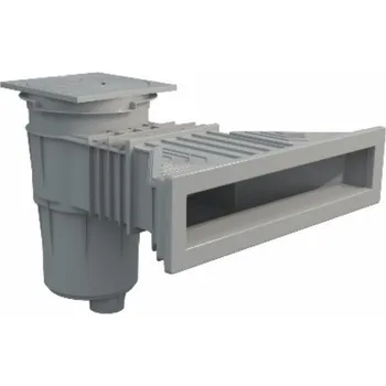 Superskimmer 17,5 l s mosaznými záštřiky - světle šedý (RAL7004)