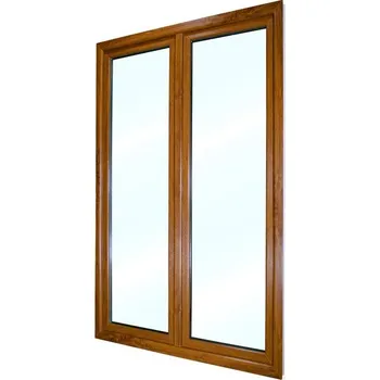 Vchodové dveře SkladOken.cz 128x208 cm L Bílá|Zlatý dub