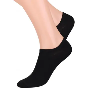 Pánské ponožky Dámské ponožky 007 black - Steven černá 41/43