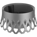 Žardina samozavlažovací Roseta - stříbrná 30 cm