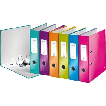 pákový pořadač Leitz 180° WOW 5cm - růžová