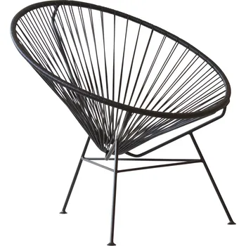Acapulco Černé zahradní křeslo Condesa