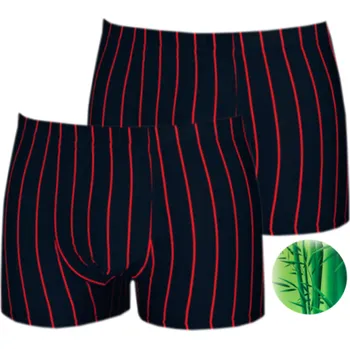 Pánské spodní prádlo Fannifen Bvlněné boxerky Pesail ( 2 ks v balení ) Barva: Vínová, Velikost: 6XL