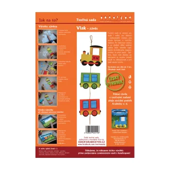 kreativní sada Vlak - závěs