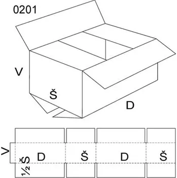 K V D Klopová krabice, velikost 1/2M, FEVCO 0201, 590 x 500 x 380 mm KLKR1/2M