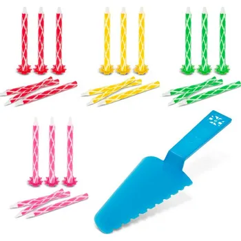 Svíčka Lopatka na dort se sadou svíček