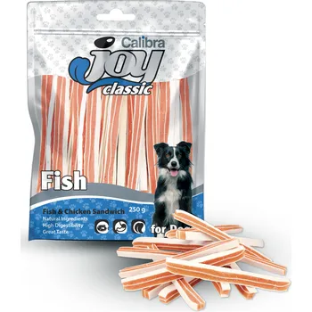 Pamlsek pro psa Calibra Joy Dog Classic Fish & Chicken Sandwich 250 g