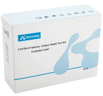 Diagnostický test Konsung Covid-19 Salivary Antigen Rapid Test Kit ze slin