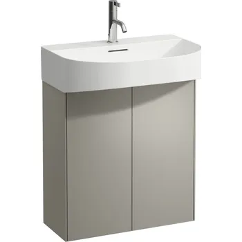 Koupelnový nábytek Sonar - skříňka 58x60 pod umyvadlo H810342, 2 dvířka, bílá matná H4054830341701