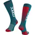 Pánské ponožky Force F Compress petrolejové/červené 36-41