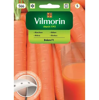Semeno Vilmorin Bolero F1 mrkev na výsevném pásku 7 m