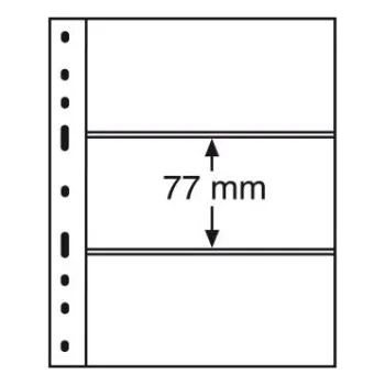 Obal pro sběratelský předmět Optima Kunststoffhüllen 2 C – Leuchtturm Albenverlag (DE)