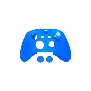 Herní konzole Silikonový anti-slip obal na ovladač + 2x gumičky na analogové páčky - modrý Xbox One