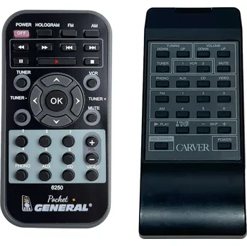 Dálkový ovladač General CARVER 6250 - dálkový ovladač duplikát