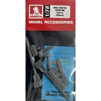 Plastikový model Brengun 1/72 AGM-88 Harm ( 2pcs.)