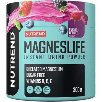 Doplněk stravy Nutrend MAGNESLIFE INSTANT DRINK POWDER 300 g malina