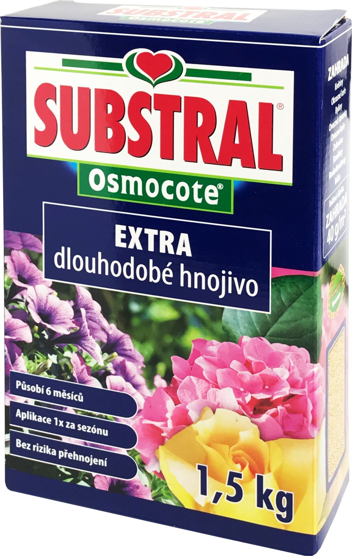Substral Osmocote Extra dlouhodobé hnojivo 1,5 kg Zbozi.cz