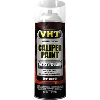 Autolak VHT BARVA na brzdy, priesvitný lak (lesklý číry)