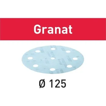 Brusný kotouč brusný papír FESTOOL GRANAT 125mm/9, P800, 50ks
