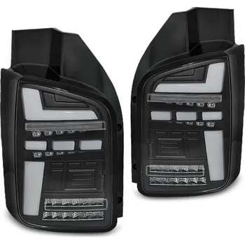 Zadní světlomet TUNING-TEC Zadní světla VW T5 03-09 dvojité dveře - černá LED BAR SEQ