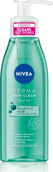 Čistící gel Nivea Derma Skin Clear Wash Gel 150 ml