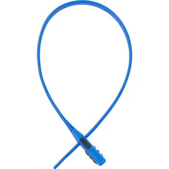 Motozámek Zámek zdrhovací na přilby a příslušenství COMBI ZIP LOCK, OXFORD (modrý)