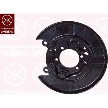 Brzdový kotouč Ochranný plech proti rozstřikování, brzdový kotouč KLOKKERHOLM 1617878