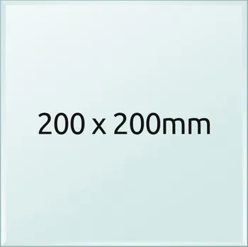 Příslušenství k 3D tiskárně Skleněná tisková podložka 200x200x3 mm Ostrá hrana