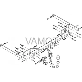 Tažné zařízení Tažné zařízení Mercedes W 212 4D E-série bajonet