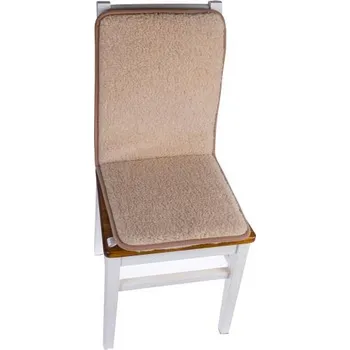 Podsedák Podsedák s opěrkou z ovčí vlny béžový