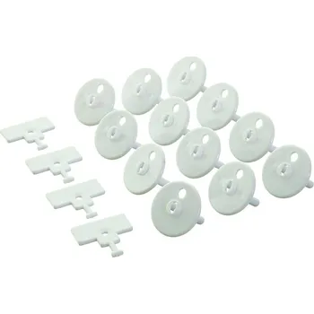 Dětský bezpečnostní prvek Dreambaby Kryty na elektrickou zásuvku 12 ks + 4 klíče