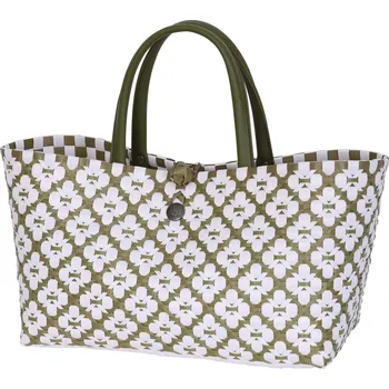 Kabelka HANDED BY Mini Motif bag taška, olive with white pattern