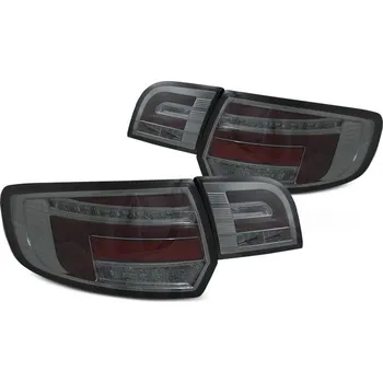 Zadní světlomet TUNING-TEC Zadní světla Audi 8P 5D 03-08 - červená/kouřová LED BAR SEQ SPORTBACK 5dv.