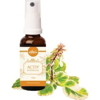 Speciální výživa ACTIV BOSWELIA-Spray - má protizánětlivé , antibakteriální protialergické a regenerační účinky.