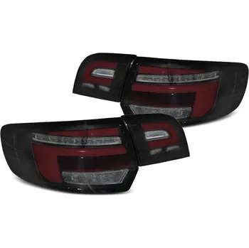 Zadní světlomet TUNING-TEC Zadní světla Audi 8P 5D 08-12 - červená/černá LED BAR SEQ SPORTBACK