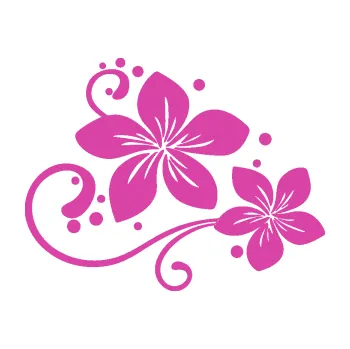 Samolepící dekorace Květina dekor 035 pravá (16 - růžová) SAMOLEPKA NA AUTO, NÁLEPKA, FÓLIE, POLEP, TUNING, VLASTNÍ TEXT, TISK, AUTOSAMOLEPKY.cz, POLEPY, OBRÁZEK, LOGO, 3D STICKERS