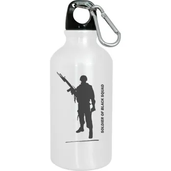 Pánská móda Sportovní kovová láhev s potiskem Voják