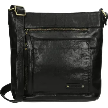 Dámská kožená crossbody kabelka Enrico Benetti Eva - černá