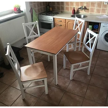 Jídelní set Jídelní set 4+1 Erik Vyberte Moření:: Grandson / Bílá