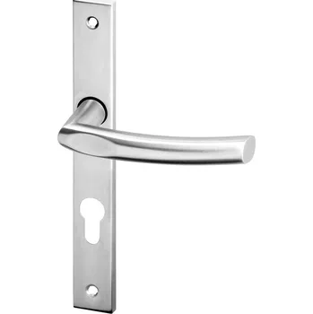 Dveřní kování ACT SERVIS ACT - Ilsa úzky štít Provedení: PZ (vložkový zámek), Povrch: IN - nerez, Rozteč: 72 mm